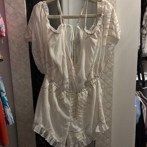 Lovers + Friends White Romper